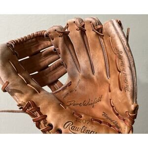 Rawlings 1207 Baseball Glove RHT Dave Winfield Model Leather Vintage Retro Mit
